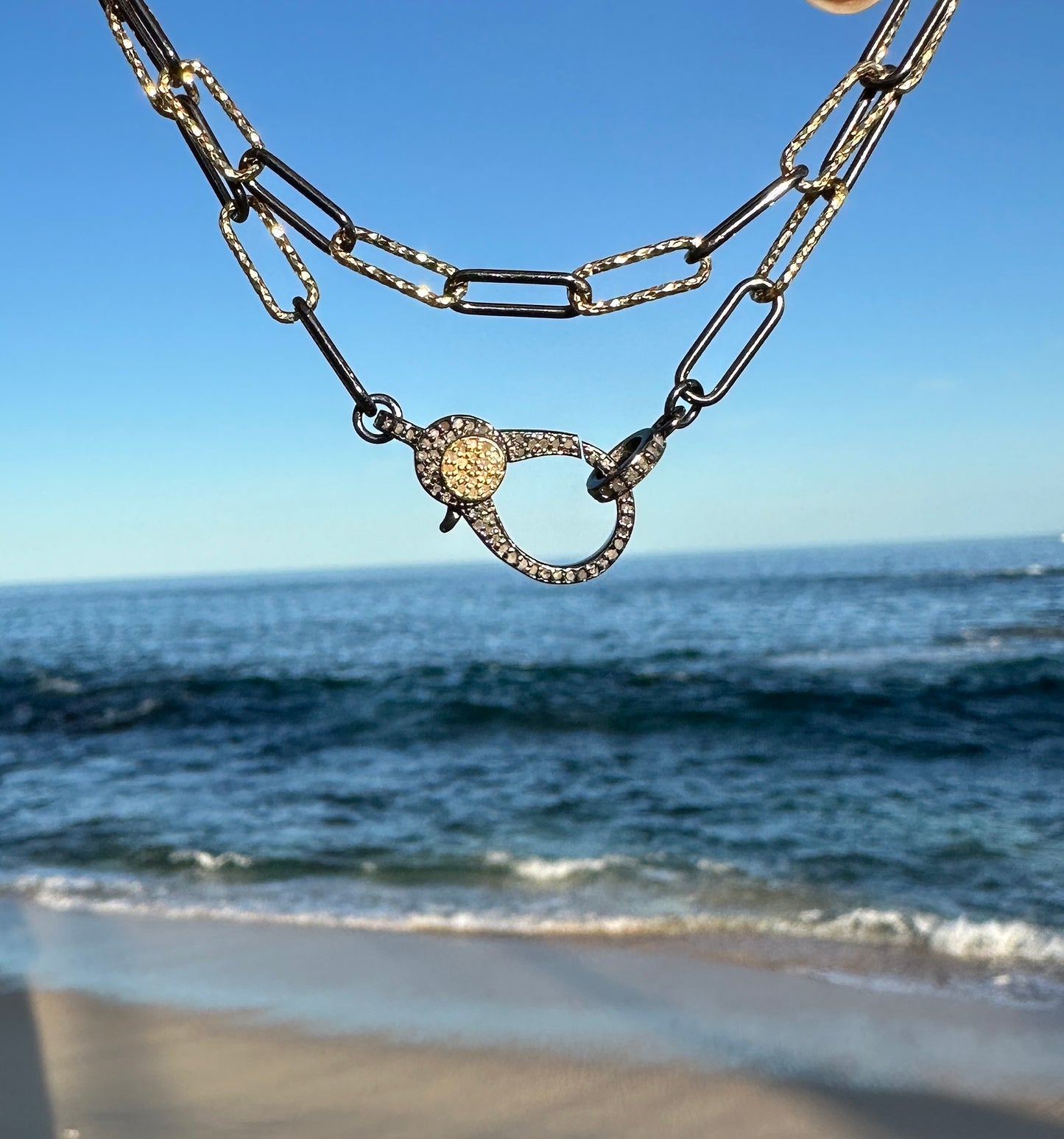 Bordeaux Link Necklace