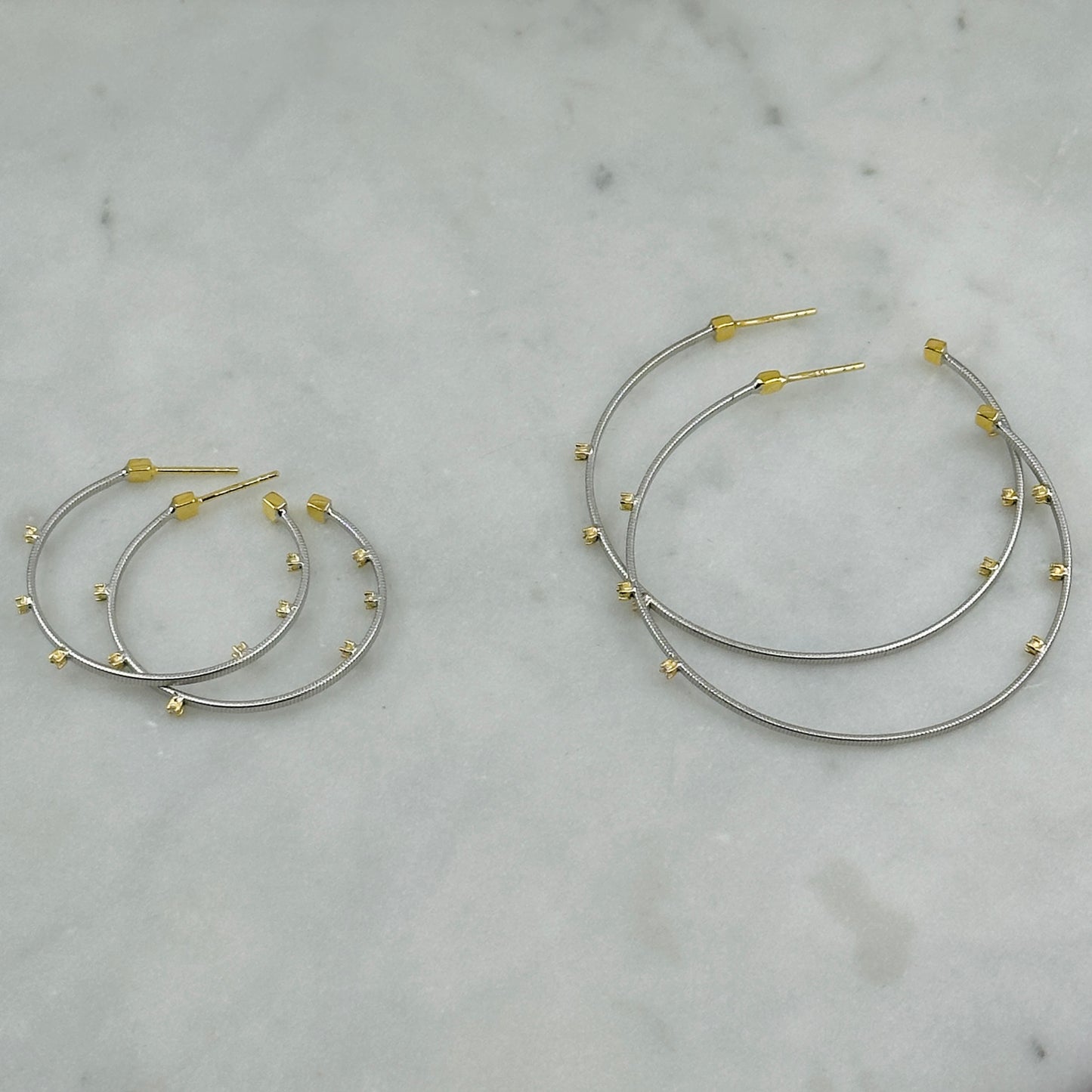 Silver Moon Earrings
